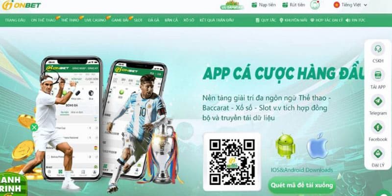 Ưu điểm khi lựa chọn tải App ONBET về điện thoai